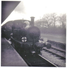
SECR 27 at the Bluebell Railway, c1968